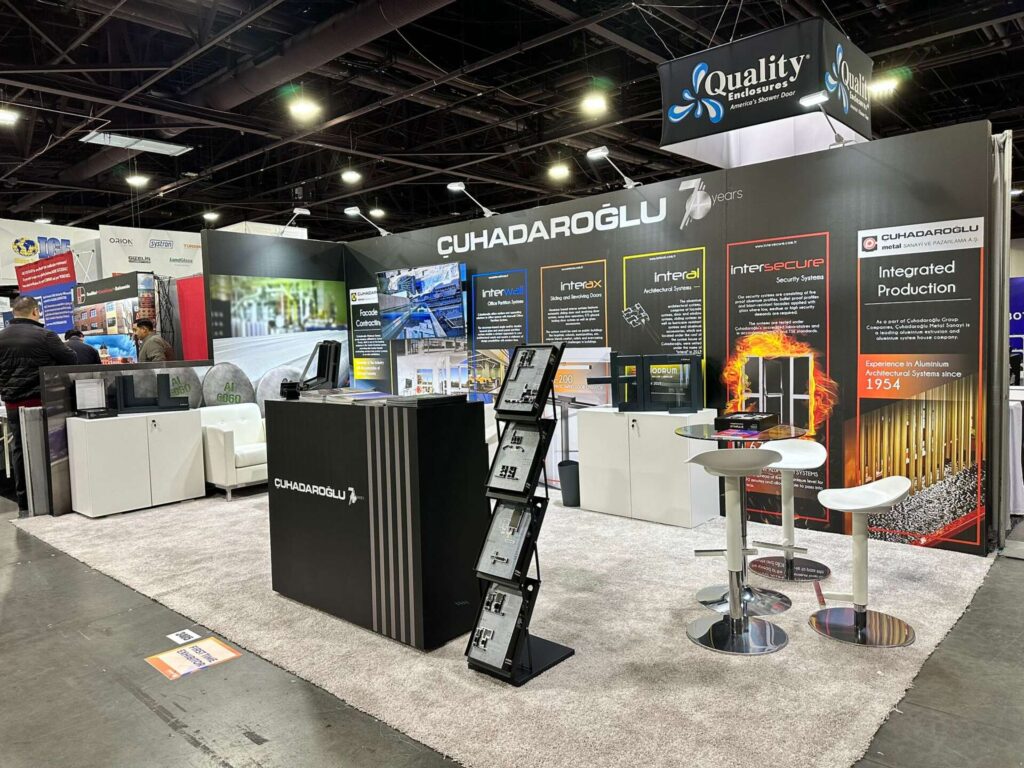 ÇUHADAROĞLU ALUMINIUM SYSTEMS GLASSBUILD AMERICA 2023