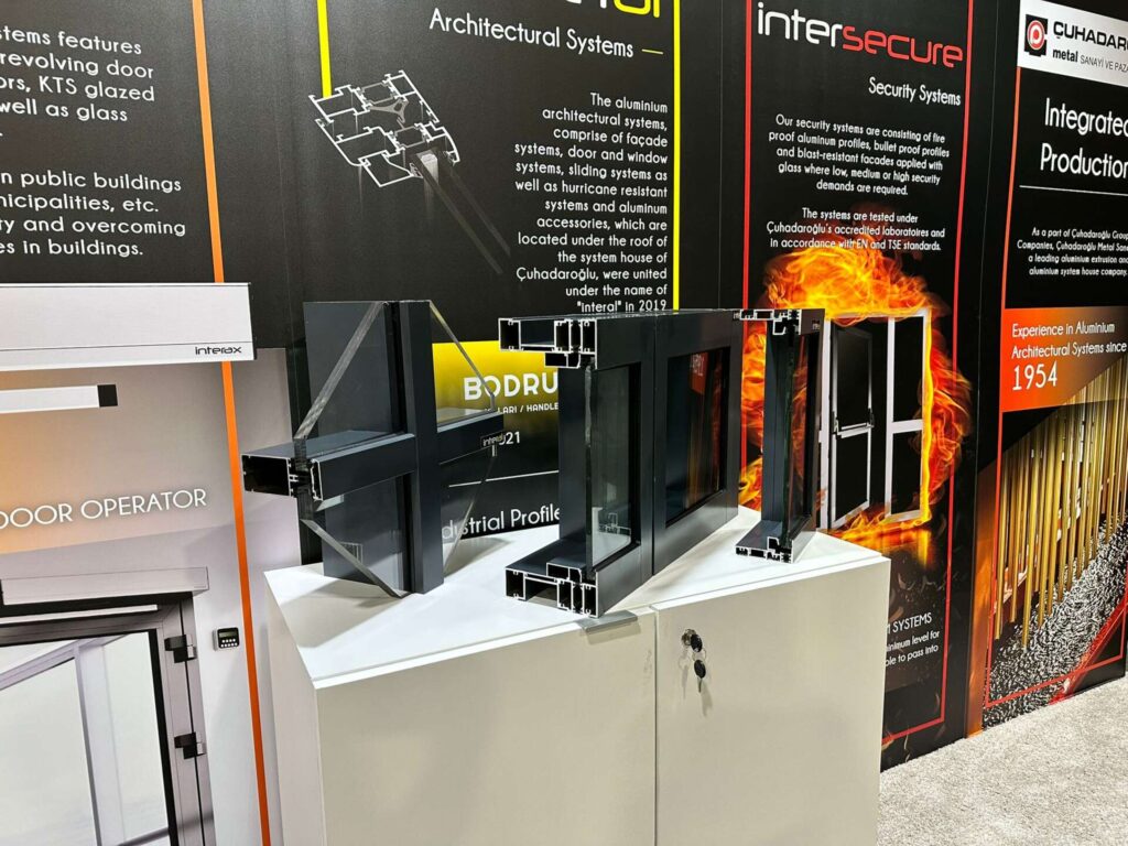 ÇUHADAROĞLU ALUMINIUM SYSTEMS GLASSBUILD AMERICA 2023