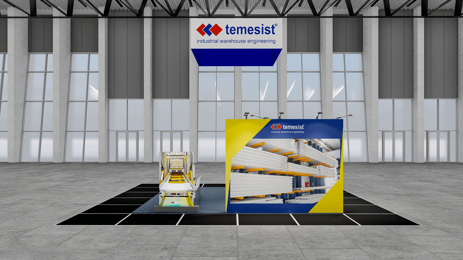 2020k-custom-booth-featuring-hanging-sign-and-backlight-logo
